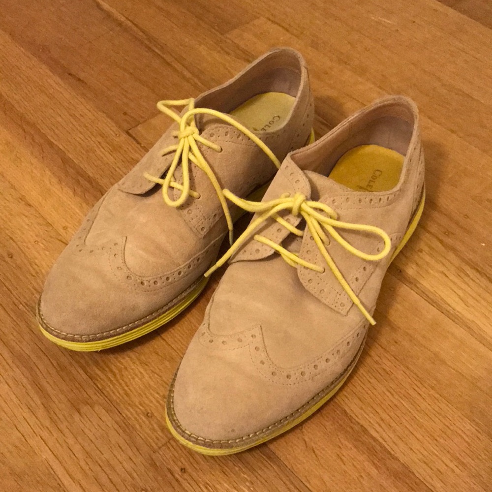 Women’s Cole Haan Lunarlon Suede Wingtips